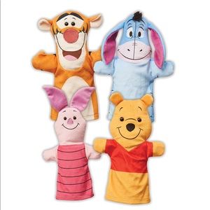 EUC - Melissa & Doug Winnie The Pooh Hand Puppets